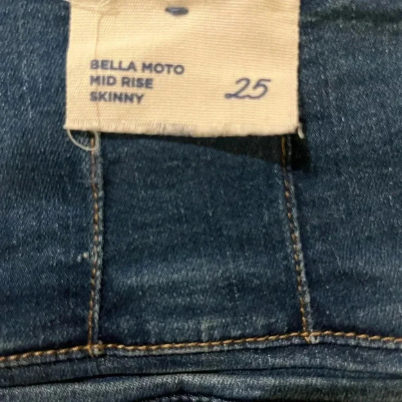 Free People Bella Moto‎ Skinny Jeans Size 25 NWT - Picture 10 of 11